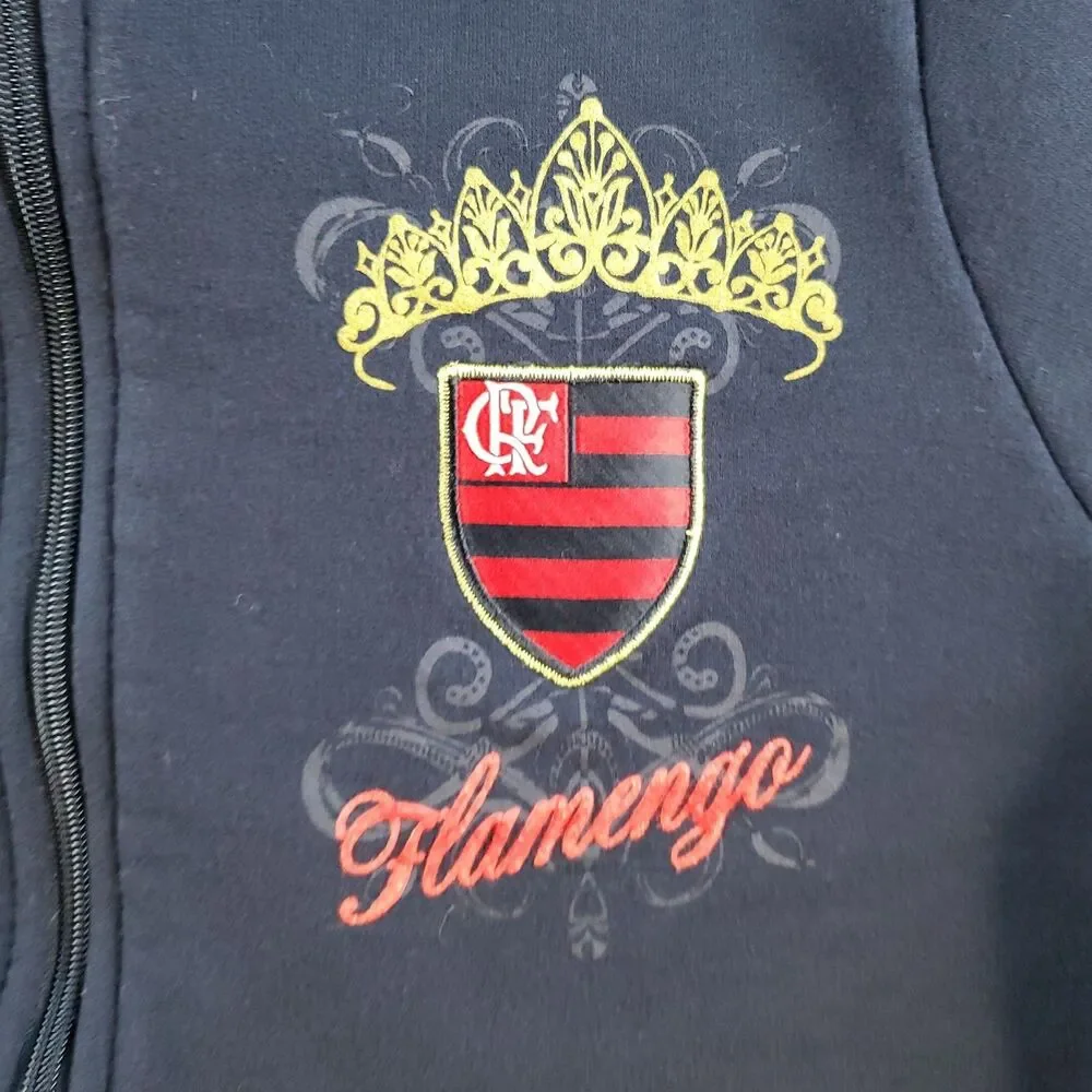 2004 Clube de Regatas do Flamengo jacket Youth Size Medium  Black